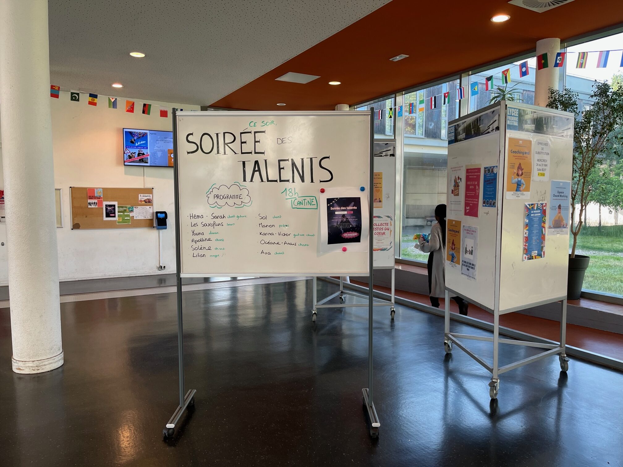 Affiche soirée des talents